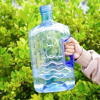 Premiumwatertank ถังน้ำ ถังน้ำดื่ม PET ขนาด 7.9 ลิตร มือจับ ถังฝาเกลียว สีน้ำเงิน