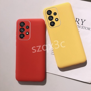 เคสโทรศัพท์ Samsung Galaxy A53 5G/Galaxy A73 5G/Galaxy A33 5G/Galaxy A13 4G/Galaxy A23 4G /Galaxy A23 5G /Galaxy M23 5G Phone Casing Silicone Skin Sensation Soft Candy Color Phone Protect Cover Case เคส Galaxy A53 5G