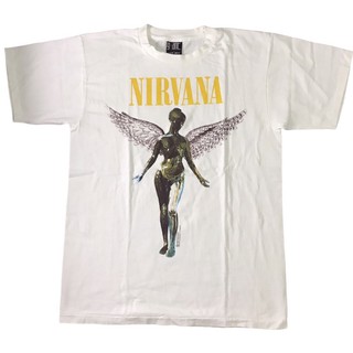 เสื้อยืดวง NIRVANA KURT นางฟ้า 90’ ปลีกและส่ง