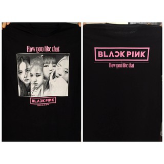 เสื้อยืดผ้าฝ้าย yzbm /Blackpink How You Like That T-shirt เสื้อยืด เสื้อยืดคอกลมผ้าฝ้าย ！