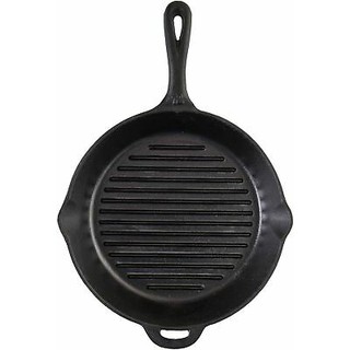 SK12R, Camp Chef, 12" Diameter Skillet With Ribs , กระทะเหล็กหล่อแคมป์เชฟเซาะร่อง 12นิ้ว