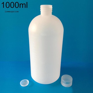 ขวดพลาสติกใส ทรงกระบอก ขนาด 1000 มล. สําหรับใส่สารเคมี