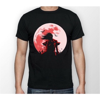 เสื้อยืด พิมพ์ลาย Hellsing Alucard Moon Hell Sing สไตล์ฮิปฮอป แฟชั่นเรโทร สําหรับของขวัญ