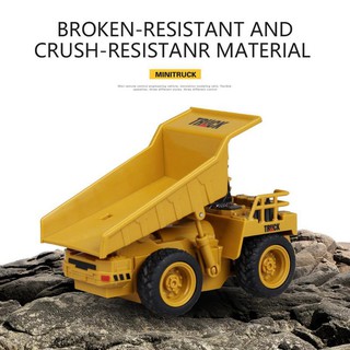 RC TRUCK รถดัมพ์ (Dump Truck) บังคับวิทยุ มาตราส่วน 1:64 รีโมทบังคับไร้สาย ทำงานได้เหมือนของจริง
