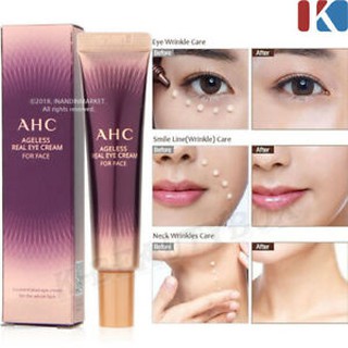 AHC Ageless Real Eye Cream For Face 12ml. ครีมบำรุงผิวรอบดวงตาจากเกาหลี