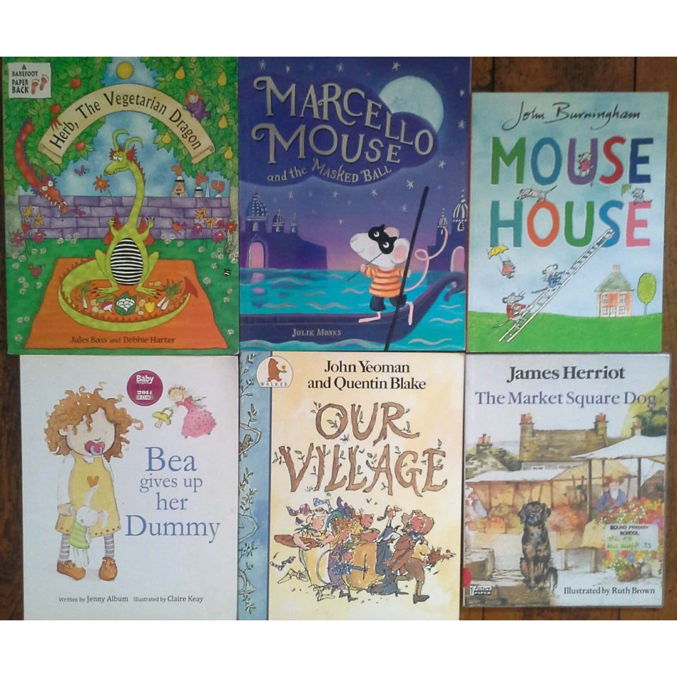 Jules Bass, Julie Monks, Jenny Album, John Yeoman and Quentin Blake, John Burmingham, James Herriot 