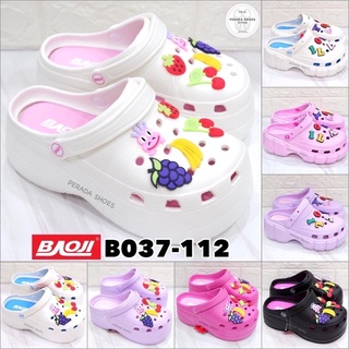 sale 189 บาท ถูกที่สุด Baoji แท้💯% พร้อมส่ง รองเท้าหัวโตผลไม้ พื้นสูง 2.5 นิ้ว ไซส์ 36-40