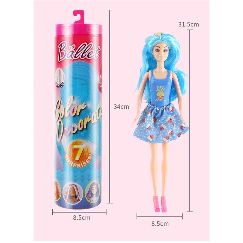 New Surprise Barbie Doll Surprise Barbie Color Reveal Doll Dress Up ...