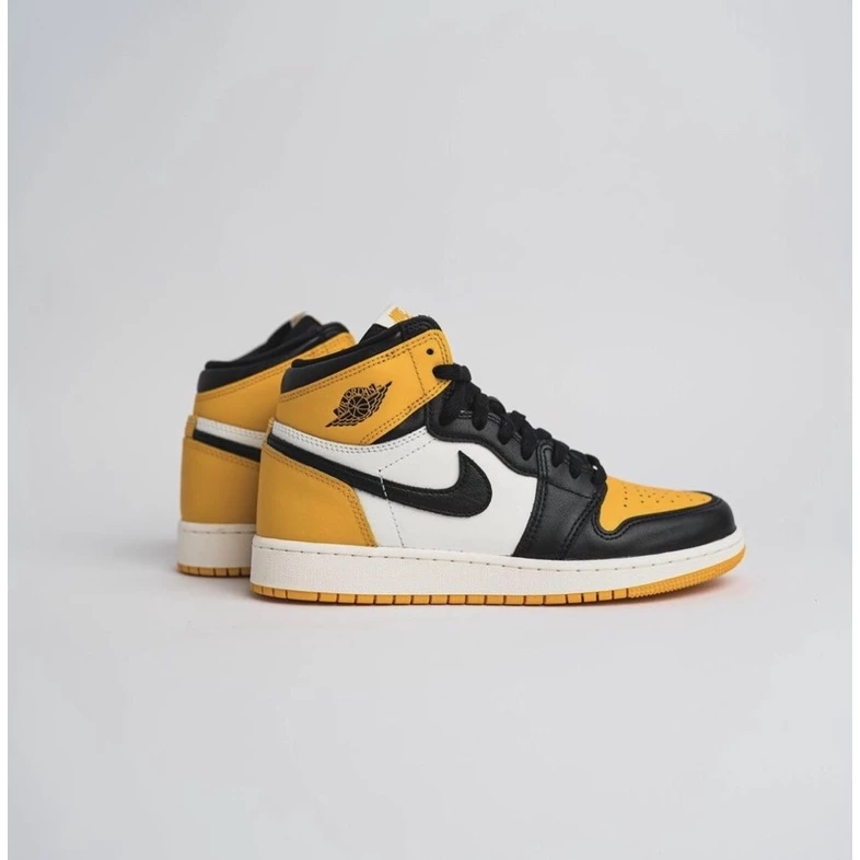 AIR JORDAN 1 HIGH OG YELLOW TOE TAXI thumbnail 3