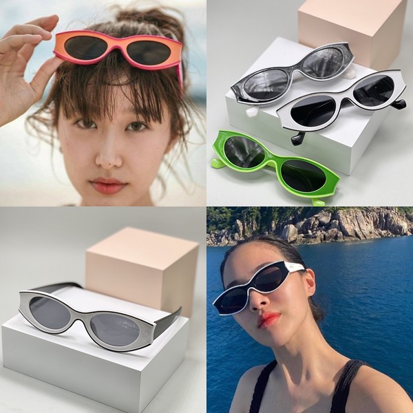 แว่นกันแดด วินเทจ Loewe รุ่นแม่ชม รุ่นแก้ว เซเลป แว่นตากันแดด แว่นตาแฟชั่น ป้องกัน UV400 กันแดด 100%