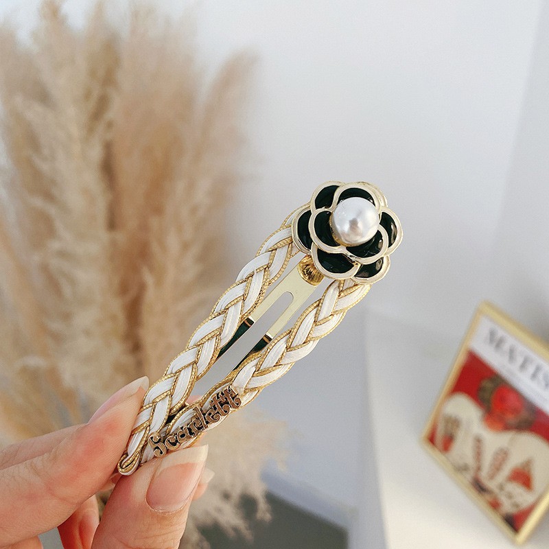 กิ๊บติดผม ประดับมุก ดอกไม้ ขนาดเล็ก แนวย้อนยุค สไตล์เกาหลี - รูปที่ 5