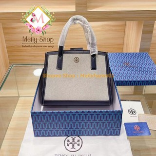 Tory Burch Walker Canvas กระเป๋าถือ กระเป๋าแฟชั่น พร้อมสายสะพายยาว สายสปอร์ต กระเป๋าสะพายไหล่ งานสวย มีให้เลือก 2 สี