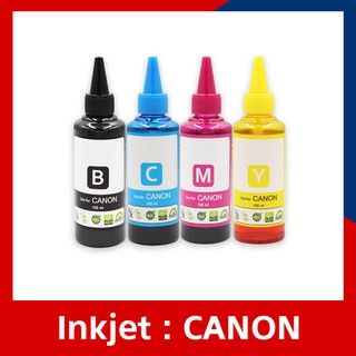 หมึกเติม /น้ำหมึก / Inkjet Canon 100 ml. 4 ขวด