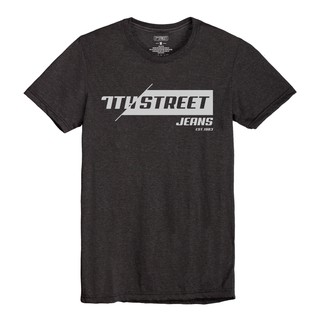 7th Street (Basic) เสื้อยืด รุ่น MDC102 สีเทาดำ