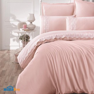 Bedding set BED SET HOME LIVING STYLE MONA K6 PINK Bedding Bedroom bedding ชุดเครื่องนอน ชุดผ้าปูที่นอน 6 ฟุต 6 ชิ้น HOM