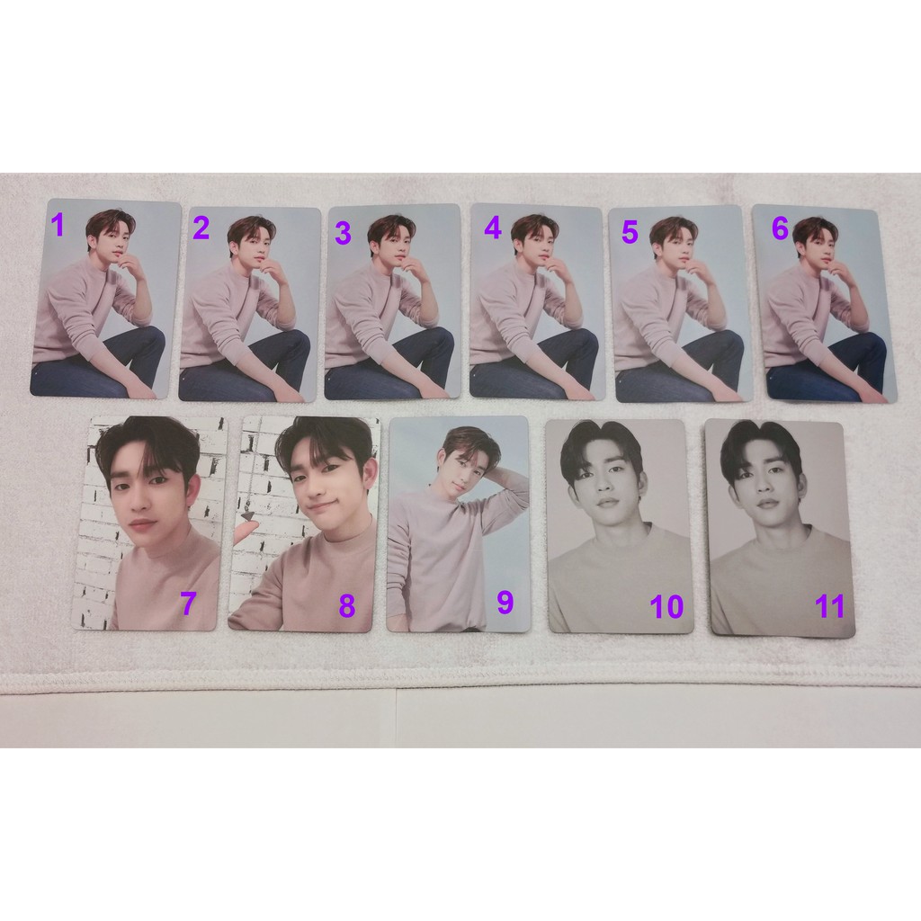 Jinyoung Trading Card Set : Got7 Keep Spinning World Tour 2019