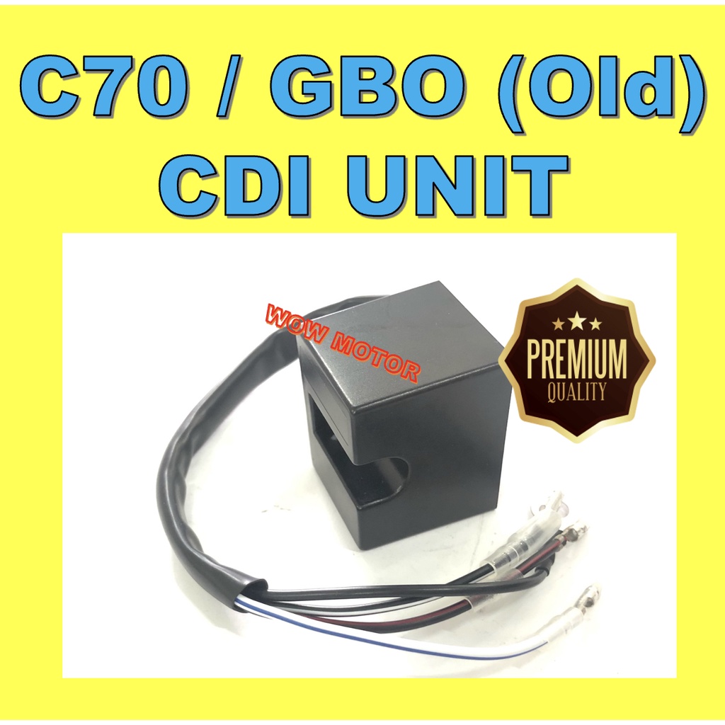 C70 CDI UNIT OLD MODEL 4 WIRE TAG GBO CDI UNIT OLD MODEL C70 OLD CDI UNIT GBO OLD CDI UNIT TAG 25152