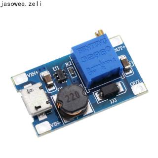 MT3608 DC-DC Adjustable Boost Module 2A Boost Step Up Module with MICRO USB 2V-24V to 5V 9V 12V 28V