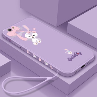 เคสโทรศัพท์มือถือ TPU แบบนิ่ม ลายการ์ตูน พร้อมสายคล้อง สําหรับ vivo y81 y71 y51 y53 y73 y85 v9 y55