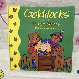 Goldilocks and the Three Bears pop up story book ปกแข็ง