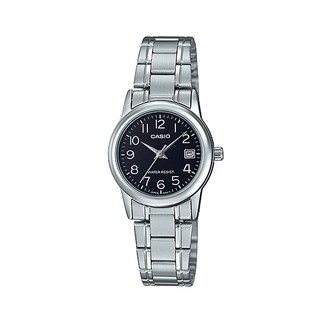 Casio Standard นาฬิกาข้อมือผู้หญิง สแตนเลส รุ่น LTP-V002D-1BUDF,LTP-V002D-1B,LTP-V002D