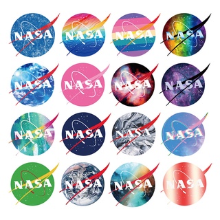 พร้อมส่งลายการ์ตูนอะนิเมะ NASA LOGO MARS 60แผ่น กันน้ำ สติ๊กเกอร์ ใช้ซ้ำได้ กระโปรงหลังรถ โทรศัพท์มือถือ