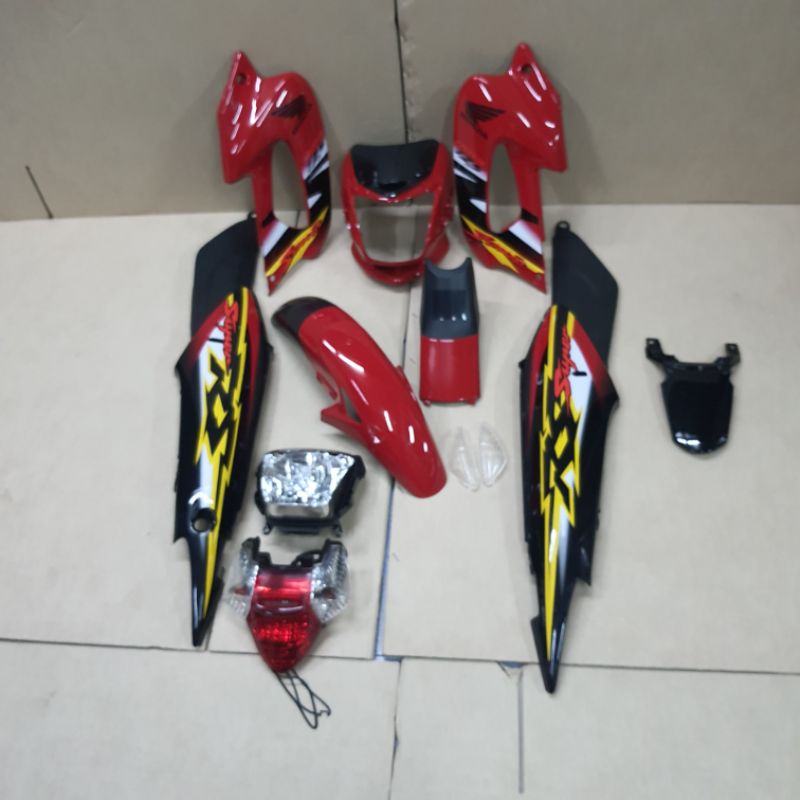 ชุดสี honda โชนิค sonic ตัวเก่า สี แดง ดำ - รูปที่ 5