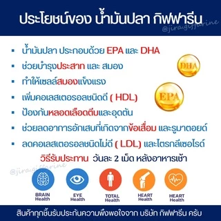 ชุดอาหารเสริม แคลเซียม น้ำมันปลา กิฟฟารีน ( Cal-D-Mag 600 mg / Fish Oil 500 mg )