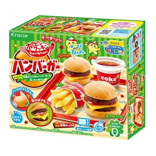 ขนมทำเอง!!! Kracie Popin Cookin Hamburger  ชุดทำแฮมเบอร์เกอร์  ขนมทำเอง เยลลี่ทานได้ ขนมทำเอง DIY  นำเข้าจากญี่ปุ่น