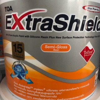 สีทาบ้าน TOA Extrashield รุ่นกันชื้น ขนาด 3.785ลิตร (เลือกสีก่อนสั่งค่ะ)