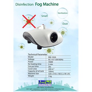 เครื่องพ่นฆ่าเชื้อโรคในอากาศและพ่นน้ำยาปรับอากาศ (FOG MACHINE)