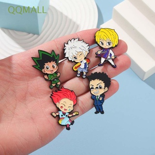 Qqmall HUNTERxHUNTER เข็มกลัดเคลือบ ลายตัวละครอนิเมะ GON Kurapika Killua น่ารัก สไตล์คลาสสิก อุปกรณ์เสริม สําหรับเครื่องประดับ เสื้อโค้ท