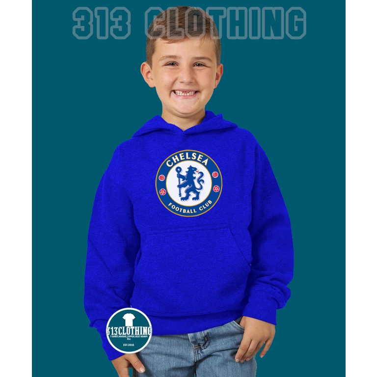 Chelsea FC Children& 39;s Hoodie Chelsea FC Children & 39;s Hoodie Sweatshirt Children & 39;s Footba