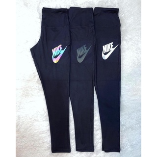 รอพรี 4 วัน✅ Nike จาก 890฿ กางเกงออกกำลังกายสตรี ขายาว สีดำ yoga pants กางเกงต่อยมวย เลคกิ้งดำน้ำ