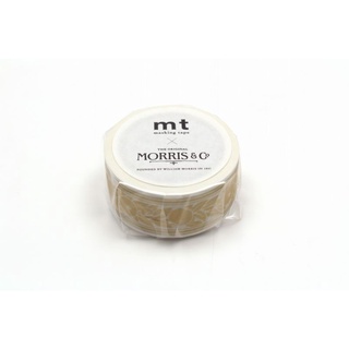 mt masking tape Morris &amp; Co. orange border (MTWILL20) / เทปตกแต่งวาชิ ลาย Morris &amp; Co. orange border  ประเทศญี่ปุ่น