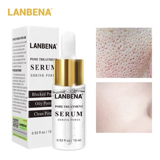 พร้อมส่ง LANBENA เซรั่มเอสเซ้นไพรเมอร์ เอสเซ้นบํารุงผิวหน้า ให้ความชุ่มชื้น กระชับรูขุมขน ควบคุมความมัน ขนาด 15 มล.