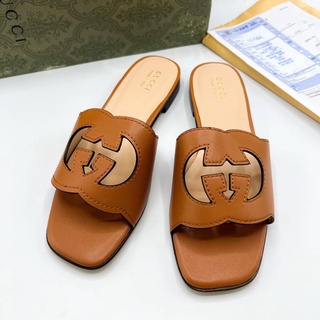 รองเท้าส้นแบน กุชชี่ G CUT SLIDE SANDALSS22