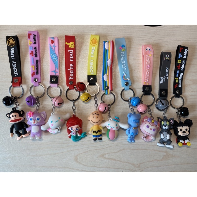 พวงกุญแจ ตุ๊กตา น่ารักหลากหลายแบบ พร้อมส่งคะ