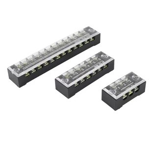 TERMINAL BLOCK 15A,25A,45A 3P/4P/5P/5P/8P/10P/12 เทอร์มินอล บล็อค ต่อตรง แผงต่อสายไฟ แรงดัน 600V (TB)