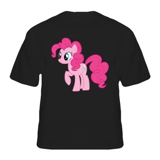 เสื้อยืดผ้าฝ้ายพิมพ์ลายขายดี เสื้อยืดลําลอง คอกลม แขนสั้น พิมพ์ลาย My Little Pony Brony Pinkie Pie Solo ทรงหลวม สําหรับผ