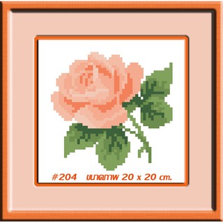 ไอแอมครอสติช iamcrossstitch DIY รหัสTmini-204 20x20 cm. ชุดอุปกรณ์งานฝีมือปักครอสติชครบชุด