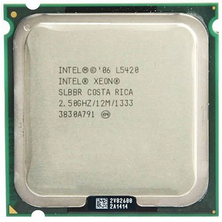 L5420 2.50 GHz,4CORE LGA 775 1333 MHz TDP 50W  โสดไม่มี FAN [แถม]