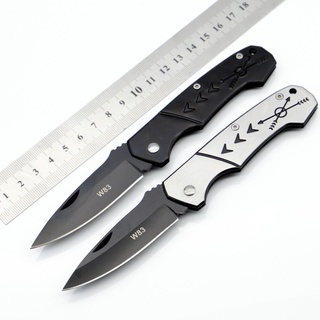 มีดพับ มีดพับพกพา folding knife15CM มีดอเนกประสงค์ มีดพับกลางแจ้ง มีดพับสแตนเลส camping knife