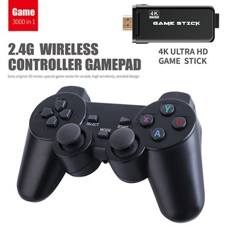 4K ULTRA HD GAME STICK 3000 in 1 Wireless 2.4G Controller Gamepad (ส่งจากไทย)