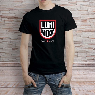 แขนสั้นcrew neck【เสื้อยืด】เสื้อยืดแขนสั้นพิมพ์ลายโลโก้ Luminox Swiss สําหรับผู้ชาย
S-XXXXL