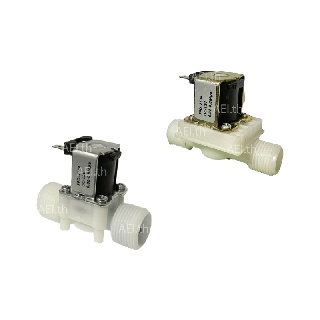 Solenoid Valve 12V โซลินอยด์วาล์วน้ำพลาสติก เกลียวนอก 12V 1/2นิ้ว 3/4นิ้ว 4 หุน 6 หุน มีของพร้อมส่งทันที !!!!!