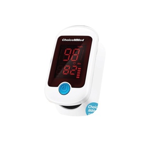 [แถมปรอทดิจิตอล][Choice Med][ส่งทันที มี อย ] เครื่องวัดออกซิเจน ปลายนิ้ว Oxygen pulse fingertip oximeter