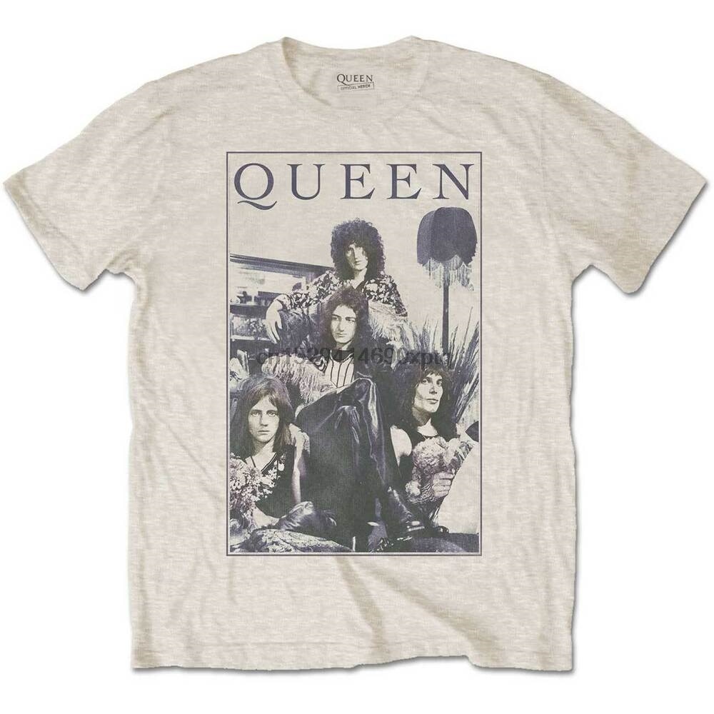 เสื้อยืด พิมพ์ลาย Queen Freddie Mercury Brian May Band Profile 2 สําหรับผู้ชาย