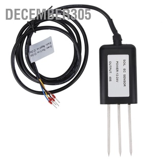 December305 High Precision Waterproof Soil Moisture Temp EC Sensor Transmitter Fertilizer Detector Tester