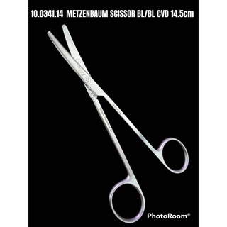 กรรไกรเม็ทเซ็นบอม (Metzenbaum scissors)/HILBRO 10.0341.14 โค้ง